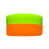 Pote de 150g Laranja com Tampa Verde Citrus para Cosméticos