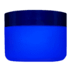 Pote de 300g para cosméticos, azul, com hot stamp azul