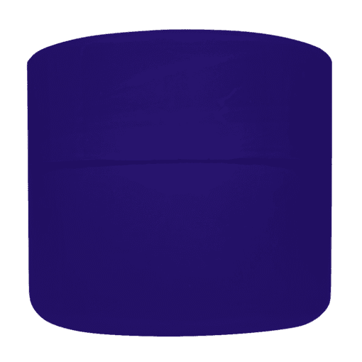 Pote de 300g para cosméticos, azul marinho, com tampa alta azul marinho