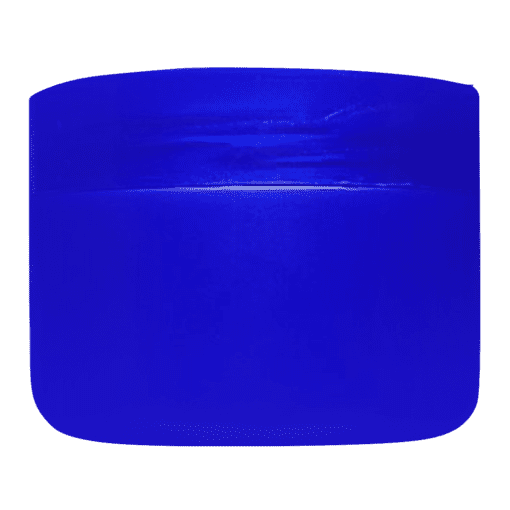 Pote de 300g para cosméticos, azul pérola, com tampa azul pérola