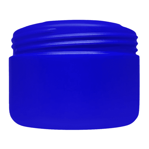 Pote de 300g para cosméticos, azul pérola, sem tampa