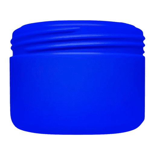 Pote de 300g para cosméticos, azul, sem tampa