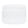 Pote de 300g para cosméticos, branco leitoso, sem tampa