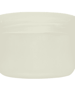 Pote de 300g para cosméticos, branco pérola, com tampa branco pérola