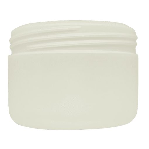 Pote de 300g para cosméticos, branco pérola, sem tampa