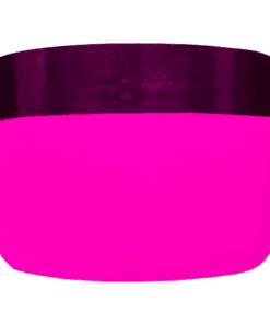 Pote de 300g para cosméticos, rosa, com tampa e hot stamp rosa