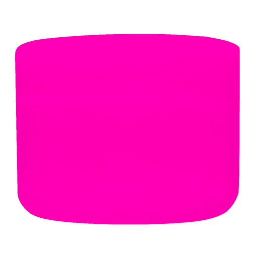 Pote de 300g para cosméticos, rosa, com tampa rosa
