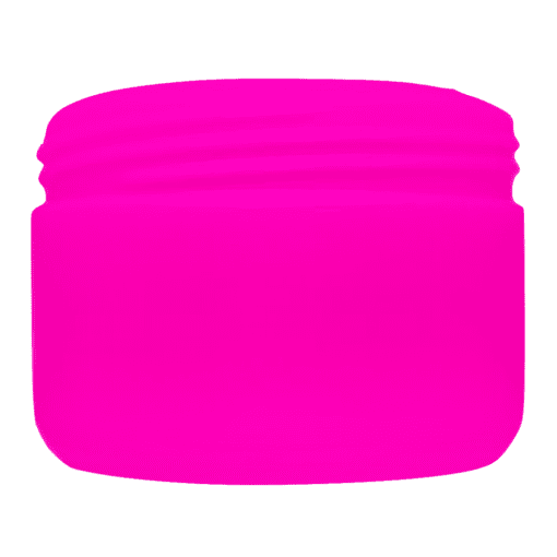 Pote de 300g para cosméticos, rosa, sem tampa