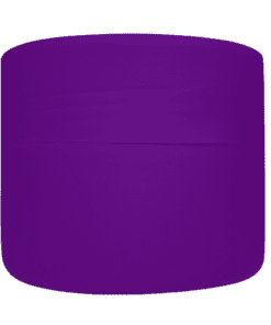 Pote de 300g para cosméticos, roxo, com tampa alta roxa