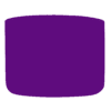 Pote de 300g para cosméticos, roxo, com tampa roxa