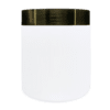 Pote 500g Branco com Tampa Hot Dourado