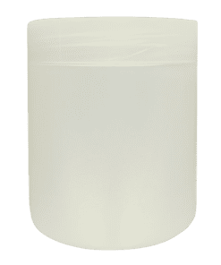 Pote 500g Branco Pérola com Tampa Branco Pérola