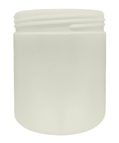 Pote 500g Branco Pérola com Tampa Branco Pérola