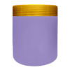 Pote 500g Lilás Pérola com Tampa Dourada