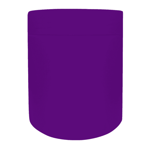 Pote 500g Roxo com Tampa Roxa