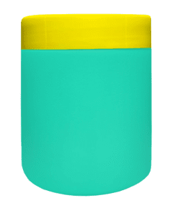 Pote 500g Verde Água com Tampa Amarela