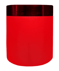 Pote 500g Vermelho com Tampa e Hot Vermelho