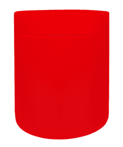 Pote 500g Vermelho com Tampa Vermelha