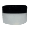 Pote de 90g natural com tampa preta