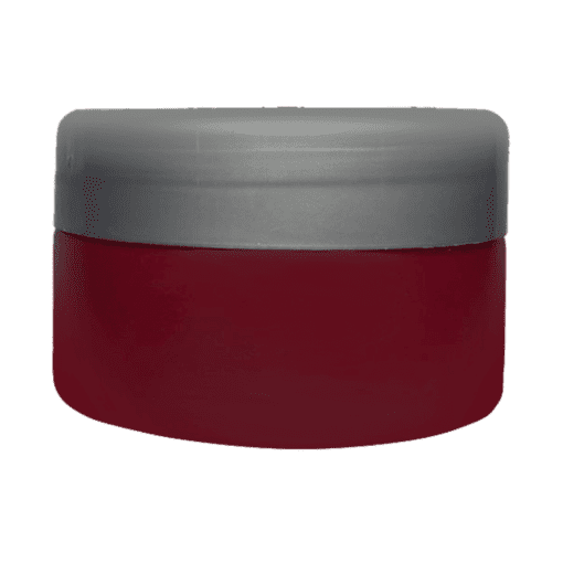 Pote de 90g Vermelho com Tampa Prata