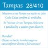 Tampas 28/410 , 28 410 tampas para frascos