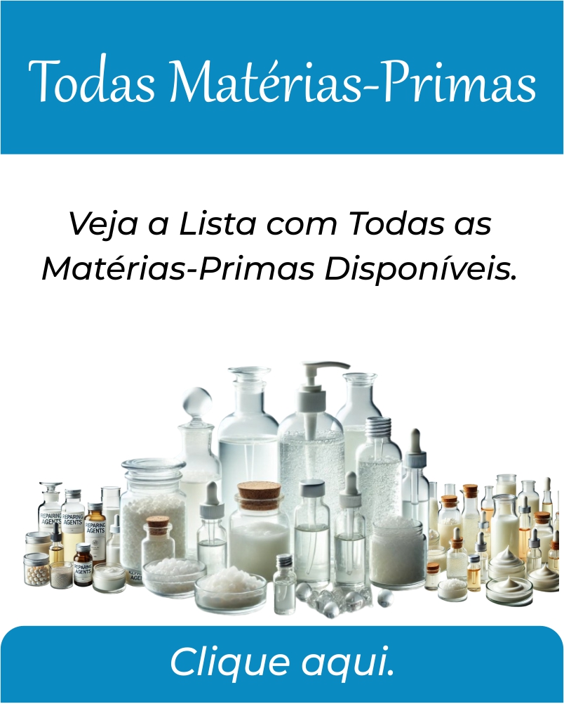 Ingredientes para Formulação de Cosméticos 100% Puros